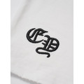 CHROME HEARTS 磨破十字架貼布刺繡短袖 (白)_6