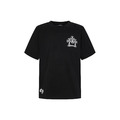 CHROME HEARTS 磨破十字架貼布刺繡短袖 (黑)_1
