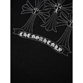 CHROME HEARTS 磨破十字架貼布刺繡短袖 (黑)_4