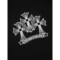 CHROME HEARTS 磨破十字架貼布刺繡短袖 (黑)_3
