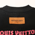 LOUIS VUITTON 多層標識粉紅色字母短袖_4
