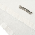 CHROME HEARTS 流蘇大貼佈十字架圓領短袖 (白)_6