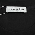 DIOR 條紋提花假口袋短袖 (黑)_3
