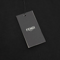 FENDI 串珠溶解字母刺繡短袖 (黑)_4