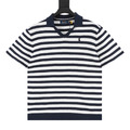 RALPH LAUREN 條紋海鷗領針織Polo短袖