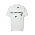 CHROME HEARTS 十字架燒花貼布刺繡短袖 (白)