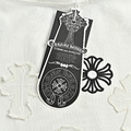 CHROME HEARTS 十字架燒花貼布刺繡短袖 (白)_4