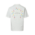 CHROME HEARTS 五彩馬蹄貼布刺繡短袖 (白)