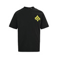 LOUIS VUITTON 前後字母logo編織刺繡短袖 (黑)_1