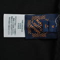 LOUIS VUITTON 前後字母logo編織刺繡短袖 (黑)_4
