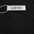 LOEWE 週年限定植絨貼布短袖 (黑)_5