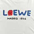 LOEWE 週年限定植絨貼布短袖 (白)_2