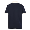 LOEWE 撞色翻領刺繡Logo短袖Polo衫 (黑)_1