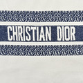 DIOR 藍色條紋字母印花短袖_2