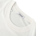 LOEWE 縫線皮革立體Logo短袖 (白)_3