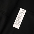 LOEWE 縫線皮革立體Logo短袖 (黑)_4