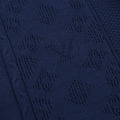 LOUIS VUITTON 鏤空字母提花針織Polo短袖_2