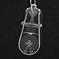 CHROME HEARTS 馬蹄三心十字架貼布刺繡短袖 (黑)_4