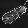 CHROME HEARTS 胸前紅標十字架貼布刺繡短袖 (黑)_4