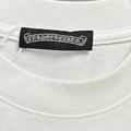 CHROME HEARTS 胸前紅標十字架貼布刺繡短袖 (白)_3