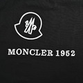 MONCLER 1952刺繡Logo圓領短袖 (黑)_2