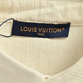 LOUIS VUITTON 皮質標誌混紡短袖襯衫_3