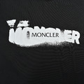 MONCLER 噴墨字母印花短袖 (黑)_2