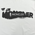 MONCLER 噴墨字母印花短袖 (白)_2