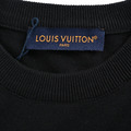 LOUIS VUITTON 漸層老花彩鑽針織短袖 (黑)_3