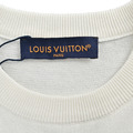LOUIS VUITTON 漸層老花彩鑽針織短袖 (白)_3