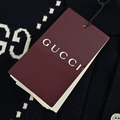GUCCI 雙G針織毛衣Polo短袖 (黑)_5