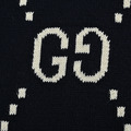 GUCCI 雙G針織毛衣Polo短袖 (黑)_2