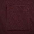 HERMES 口袋標誌刺繡短袖 (酒紅)_2
