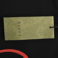 GUCCI 紅色字母印花短袖_5