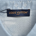 LOUIS VUITTON 老花提花拼接短袖襯衫_4