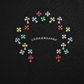 CHROME HEARTS 五彩馬蹄貼布刺繡短袖 (黑)_2