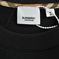 BURBERRY 格紋口袋尼龍拼接短袖 (黑)_4