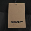 BURBERRY 格紋口袋尼龍拼接短袖 (黑)_6