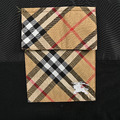 BURBERRY 格紋口袋尼龍拼接短袖 (黑)_2