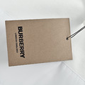 BURBERRY 格紋口袋尼龍拼接短袖 (白)_4