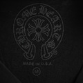 CHROME HEARTS 後背雪花十字短袖 (黑)_3