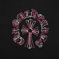 CHROME HEARTS 前後梵文刺繡短袖 (黑)_2