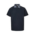 BURBERRY 格紋拼接Polo短袖