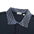 BURBERRY 格紋拼接Polo短袖_2