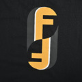 FENDI FF字母標誌印花短袖 (黑)_2