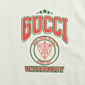 GUCCI 胸口字母徽章印花短袖 (白)_2