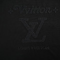 LOUIS VUITTON 編織字母刺繡短袖 (黑)_3