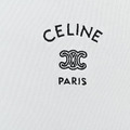 CELINE 凱旋門小標刺繡短袖 (白)_2