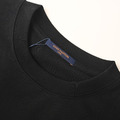 LOUIS VUITTON 前後字母Logo刺繡短袖 (黑)_4