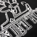 LOUIS VUITTON 前後字母Logo刺繡短袖 (黑)_2